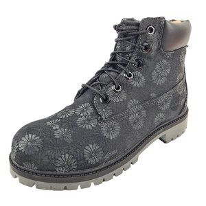 Timberland 6 IN Classic Boots Black Floral Outdoors